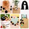 2" Jumbo Craft Pom Poms Assorted Colors – 8 Pack Large Soft Pom Poms for Kids Crafts, Classroom Projects & DIY Decorations